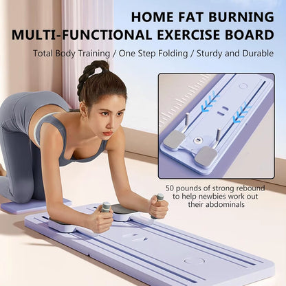 Commercial Home 5-In-1 Pilates Sliding Board Timer Equipment Multi-Functional Foldable Shaping Board Sports/Exercise Steel Foam
