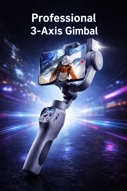 FUNSNAP Capture5 Gimbal for Smartphone 500G Payload with Magnetic AI Tracker 10-Hour Battery 3-Axis for Android & Iphone